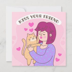 Cartes Pour Fêtes Annuelles La Vie Est Meilleure Avec Les Chats