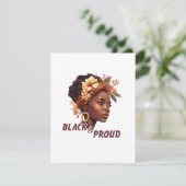 Cartes Pour Fêtes Annuelles La vie noire importe (Debout devant)