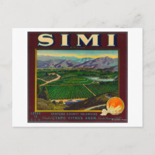 Cartes Pour Fêtes Annuelles Label Simi OrangeSanta Susana, CA