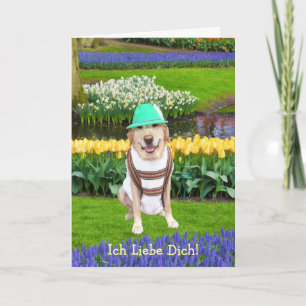 Cartes Pour Fêtes Annuelles Laboratoire allemand Valentine