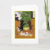 Cartes Pour Fêtes Annuelles Laboratoires d'arbres de Noël (Devant)