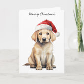 Cartes Pour Fêtes Annuelles Labrador Christmas (Devant)
