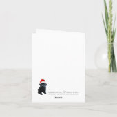 Cartes Pour Fêtes Annuelles Labrador Christmas Card M (Dos)