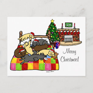 Cartes Pour Fêtes Annuelles Labrador Retriever Christmas