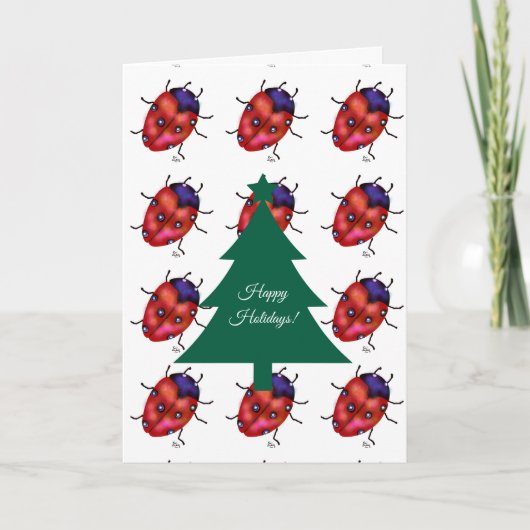 CARTES POUR FÊTES ANNUELLES LADYBUG ART (Devant)