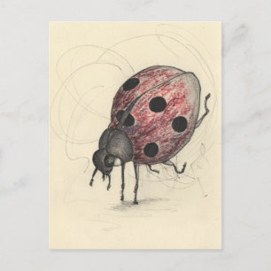 Cartes Pour Fêtes Annuelles Ladybug ne peut pas danser
