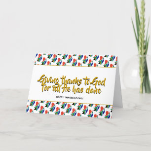 Cartes Pour Fêtes Annuelles L'AFRIQUE DU SUD Élégante Remerciements MERCI