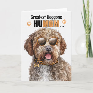 Cartes Pour Fêtes Annuelles Lagotto Romagnolo Dog Best HuMOM Jour des Mères