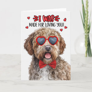 Cartes Pour Fêtes Annuelles Lagotto Romagnolo fait pour vous aimer Valentine