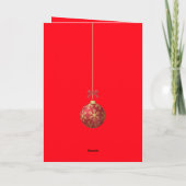 Cartes Pour Fêtes Annuelles L'Aide de Père Noël Chiot (Dos)