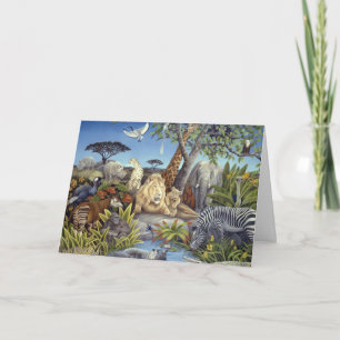 Cartes Pour Fêtes Annuelles Laissé il y ait de paix sur terre