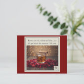 Cartes Pour Fêtes Annuelles Laisse-le derrière (Debout devant)