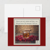 Cartes Pour Fêtes Annuelles Laisse-le derrière (Devant / Derrière)