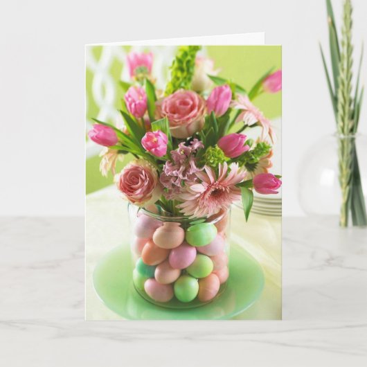 CARTES POUR FÊTES ANNUELLES **LAISSEZ COMMENCER LA SEANSON DE PÂQUES" (Devant)