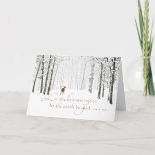 Cartes Pour Fêtes Annuelles Laissez les cieux se réjouir