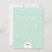 Cartes Pour Fêtes Annuelles Laissez tomber la neige Photo de plage tropicale f (Dos)