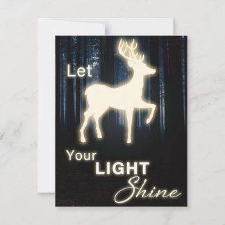 Cartes Pour Fêtes Annuelles Laissez votre lumière briller