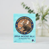Cartes Pour Fêtes Annuelles Lait d'orignal de Matanuska (Debout devant)