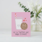 Cartes Pour Fêtes Annuelles Lait et biscuits (Debout devant)