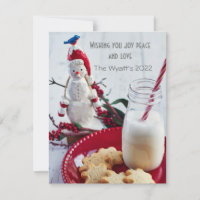 Lait et biscuits pour le Père Noël