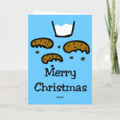 Cartes Pour Fêtes Annuelles Lait et cookies (Dos)