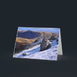 Cartes Pour Fêtes Annuelles Lake District Winter - vue depuis Red Screens<br><div class="desc">En regardant vers Ill Bell de Red Screes dans Eastern Fells.
 Idéal pour une utilisation comme carte de Noël.</div>