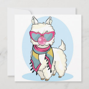 Cartes Pour Fêtes Annuelles Lama