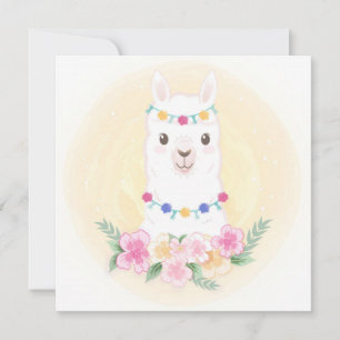 Cartes Pour Fêtes Annuelles Lama