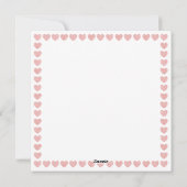 Cartes Pour Fêtes Annuelles Lama d'amour (Dos)