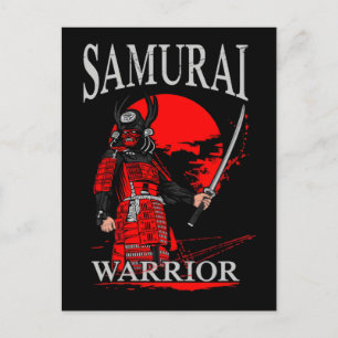 Cartes Pour Fêtes Annuelles Lame de Guerrier Samouraï : Bataille aux Traits de