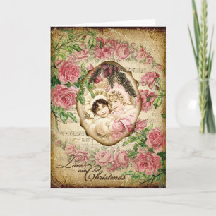 Cartes Pour Fêtes Annuelles L'amour à Noël