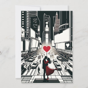 Cartes Pour Fêtes Annuelles L'amour à Times Carré - Le coeur de New York