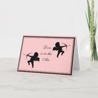 Cartes Pour Fêtes Annuelles L'amour est dans l'air
