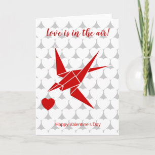 Cartes Pour Fêtes Annuelles L'amour est dans leur air