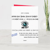 Cartes Pour Fêtes Annuelles L'amour est en fleur ! (Dos)