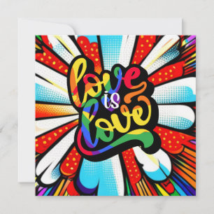 Cartes Pour Fêtes Annuelles L'amour est l'amour