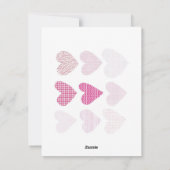 Cartes Pour Fêtes Annuelles "L'amour fleurit : Impression moderne de la Saint- (Dos)