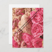 Cartes Pour Fêtes Annuelles "L'amour fleurit : Impression moderne de la Saint- (Devant / Derrière)