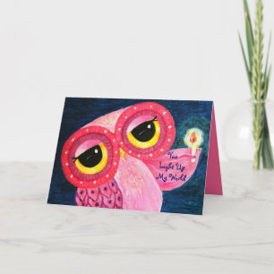 Cartes Pour Fêtes Annuelles L'amour illumine le moment le plus sombre d'un aut