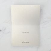 Cartes Pour Fêtes Annuelles L'amour n'échoue jamais Dandelion Corinthians 13 M (Intérieur)