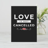 Cartes Pour Fêtes Annuelles L'amour n'est pas annulé Sentimental Valentine Coe (Debout devant)