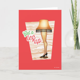 Cartes Pour Fêtes Annuelles Lampe de A Christmas Story Prenez un bon départ