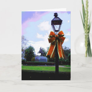 Cartes Pour Fêtes Annuelles Lampe de Noël New Orleans