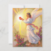 Cartes Pour Fêtes Annuelles L'Ange De Saint Valentin (Dos)