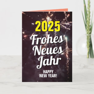 Cartes Pour Fêtes Annuelles Langue allemande   Bonne année 2025 Télécharger