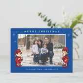 Cartes Pour Fêtes Annuelles L'ANNÉE SANS PÈRE NOËL™ | Joyeuses Fêtes (Debout devant)