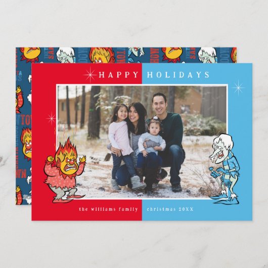 Cartes Pour Fêtes Annuelles L'ANNÉE SANS SANTA CLAUS™ | Joyeuses fêtes (Devant / Derrière)
