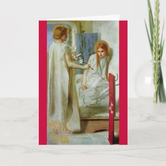 Cartes Pour Fêtes Annuelles L'Annonciation (Devant)