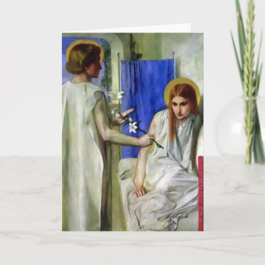 Cartes Pour Fêtes Annuelles L'Annonciation..Rosetti (Devant)