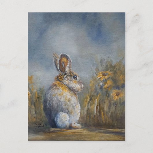 Cartes Pour Fêtes Annuelles Lapin (Devant)